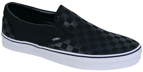 Vans Classic Slip On Shoe - Checkerboard Black / Black