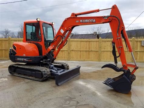 Kubota KX121-3ST Mini Compact Excavator Track Hoe W/ Hydraulic Thumb ...