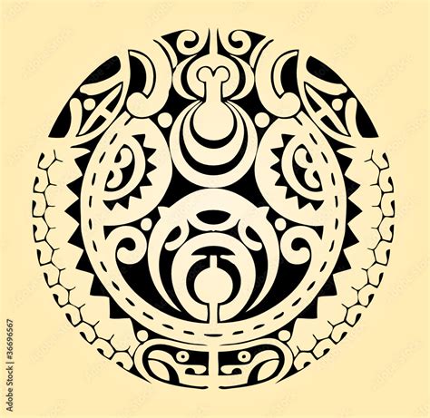 maori the rock tattoo Stock Vector | Adobe Stock