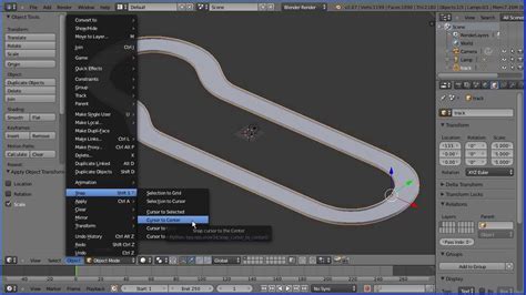 Blender Tutorial Making a Racing Track for a Car Game (design from ...