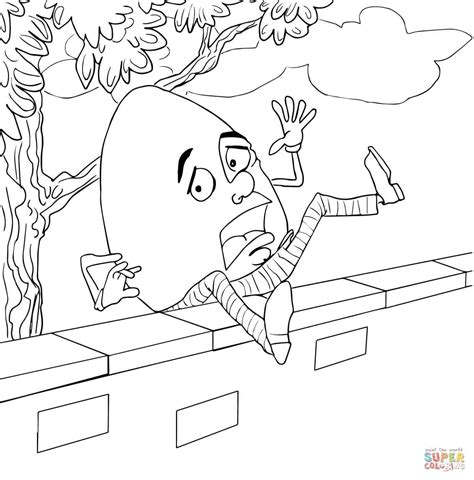 Humpty Dumpty Coloring Pages Free Coloring Home - Coloringweb