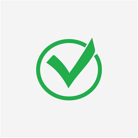 checklist, check mark, check box icon vector. green tick, yes, accept ...