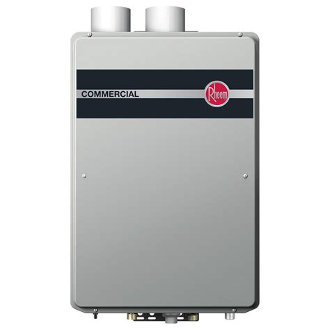 Rheem Commercial Indoor Natural Gas Condensing Tankless Water Heater