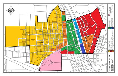 Mars Borough Zoning Map rev 07-2020 - Mars Borough