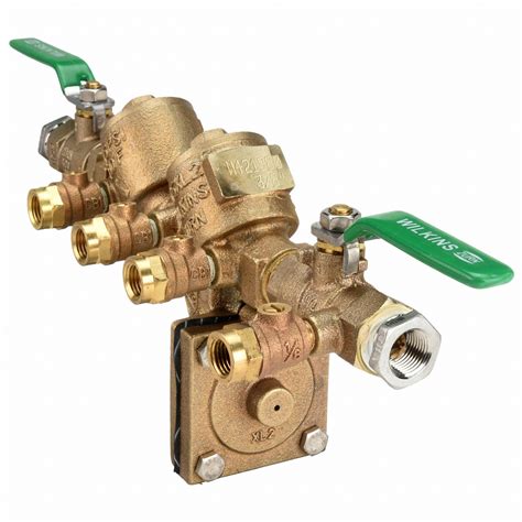 ZURN WILKINS Backflow Preventer, Bronze, Wilkins 975XL2 Series, FNPT ...