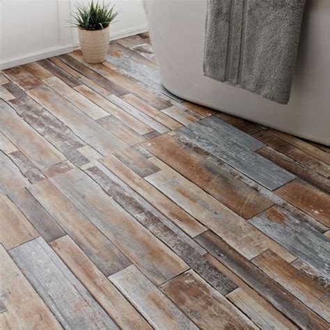 Kingmann Self Adhesive Rustic Wood Effect Vinyl Planks | Flooring - B&M ...