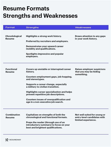 Best Resume Format for 2024 [Pros vs Cons] | Resumeway