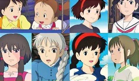 Most Lovely Female Characters Favored by Ghibli Movies Fans