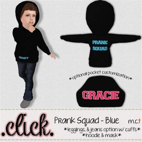 Second Life Marketplace - .click. Prank Squad - Blue