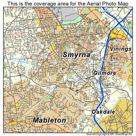 Aerial Photography Map of Smyrna, GA Georgia