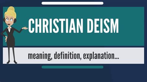 What is CHRISTIAN DEISM? What does CHRISTIAN DEISM mean? CHRISTIAN ...