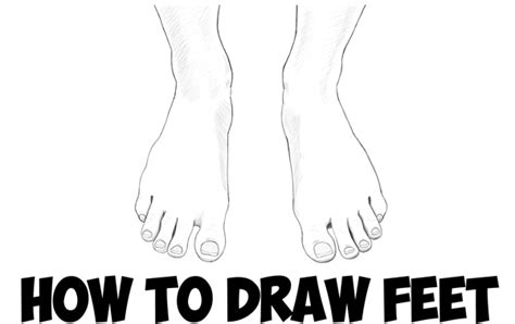 Easy Foot Drawing