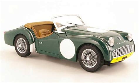 Diecast model cars Triumph TR3 A 1/18 Kyosho A Racing grun RHD ...