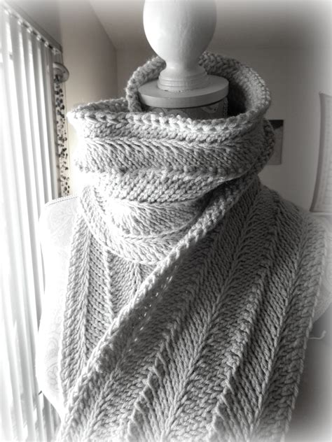 Tunisian Ripple Scarf Free Pattern | Morale Fiber