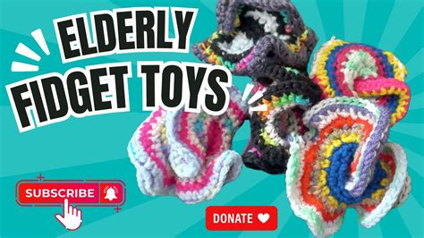 Learn for free how to crochet easy fidget toys #charity #elderlycare # ...