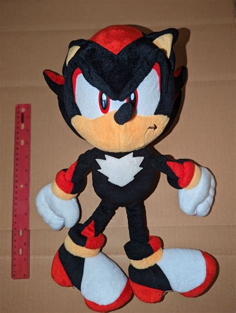 Sonic ADVENTURE 2 Plush SEGA Shadow the Hedgehog 15" EXTREMELY RARE ...