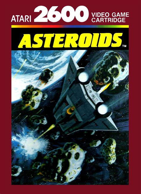 Play Asteroids game online (Atari 2600)