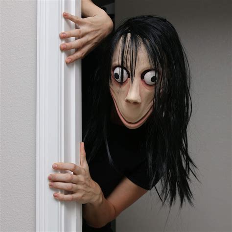 Buy MOMO Halloween MASK Props - Creepy Horror Scary Latex Realistic ...