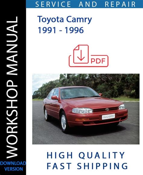 TOYOTA CAMRY 1991 - 1996 Workshop Manual | Instant Download – Cover Manuals