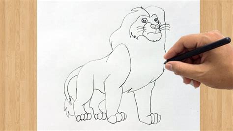 How To Draw Lion King Characters Simba