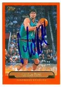 Cherokee Parks autographed Basketball Card (Vancouver Grizzlies) photo