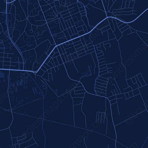 Kokand - Dark Blue Vector Map | Boundless Maps