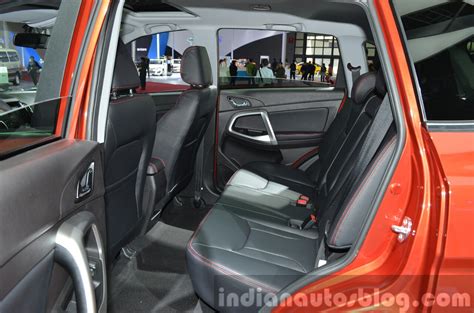 Chery Tiggo 5 1.5T rear seats at the 2015 Shanghai Auto Show