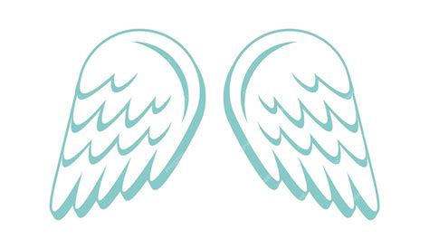 Premium Vector | Cartoon angel wings vector illustration