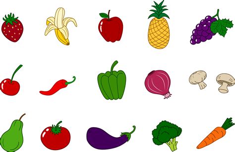 Vegetables Clipart - Clip Art Library