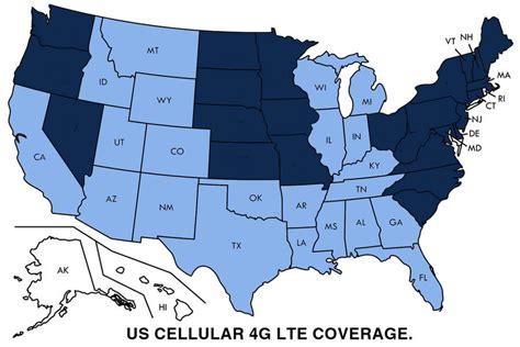 US Cellular 4G LTE Coverage Map by ChrisSalinas35 on DeviantArt