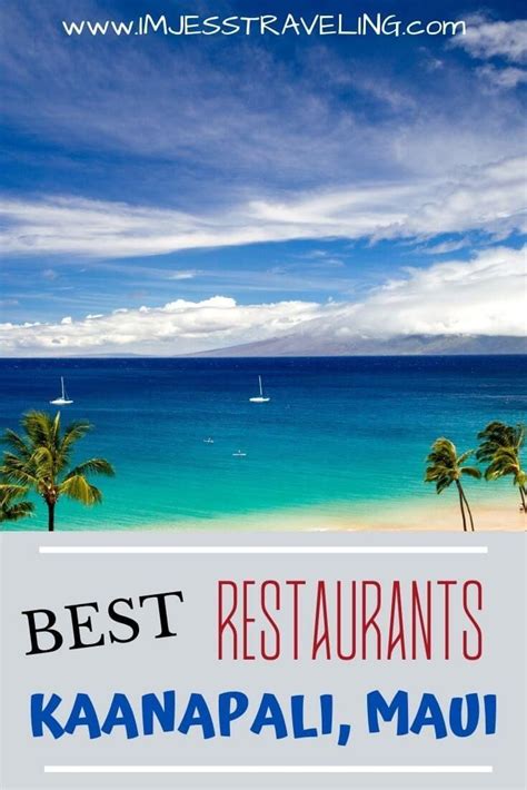 The best restaurants in kaanapali maui – Artofit