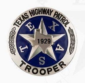 US State of Texas Highway Patrol Badge | Texas state trooper, Texas ...