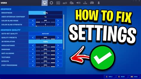 How To Fix Fortnite Settings NOT Saving! (Resetting Fix) - YouTube