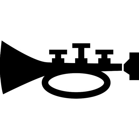 Trumpet Silhouette Vector SVG Icon - SVG Repo