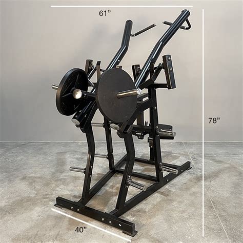 Plate Loaded Lat Pulldown Machine