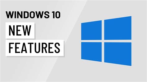 Windows 10: New Features - YouTube