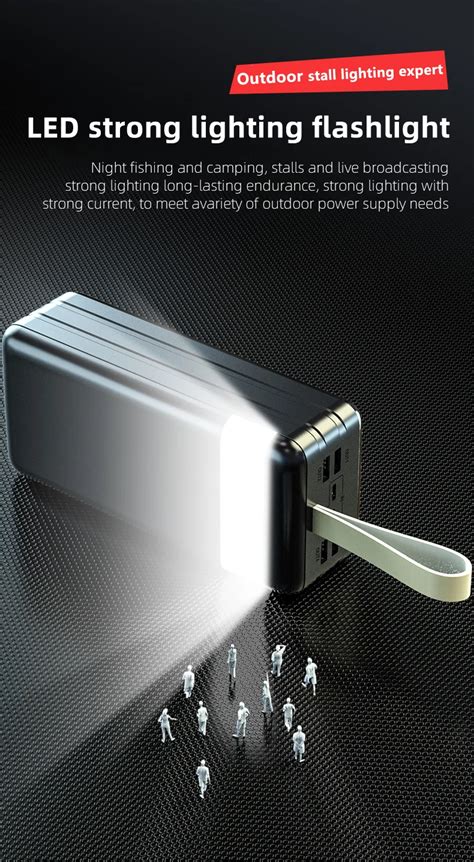 Power Bank 60000mah Multifunction Power Bank Fast Charging Power Banks ...