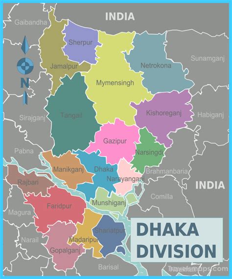 Map of Dhaka - TravelsMaps.Com