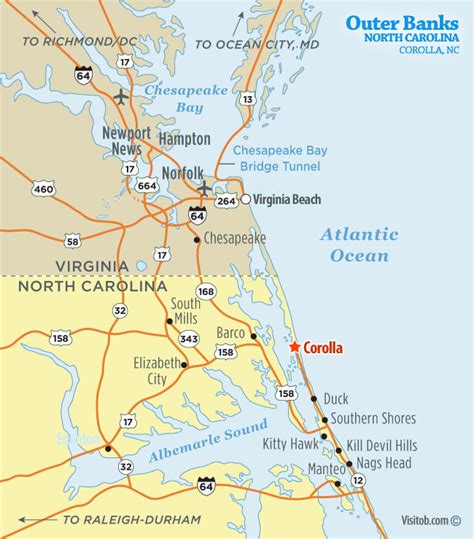 Corolla Light Nc Map | Decoratingspecial.com