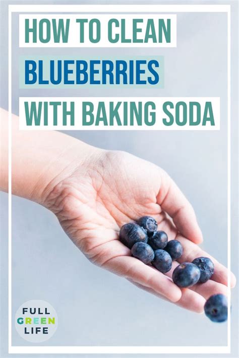 How To Wash Blueberries | Baking soda benefits, Blueberry, Baking soda ...