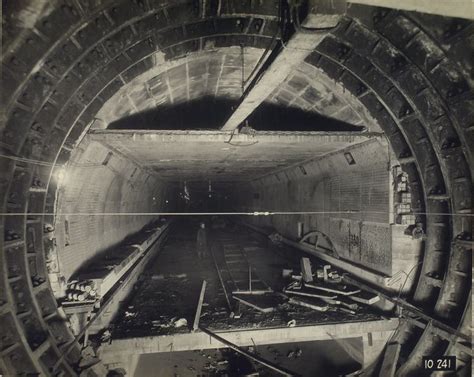 Holland Tunnel Tube & Roadbed Construction 1927 | Photoscream | Flickr