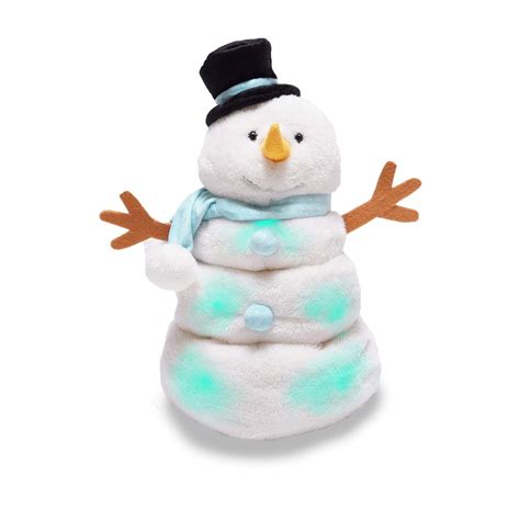 Cuddle Barn | Melty the Snowman 14" Animated Christmas Stuffed Animal ...