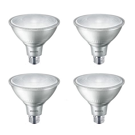 Philips 13W=120W Daylight PAR38 LED Light Bulb (4-pack) | The Home ...