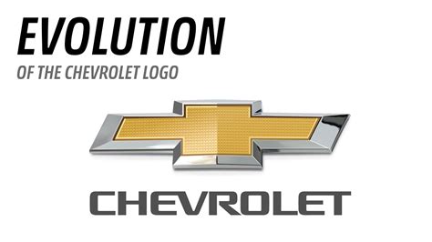 Chevrolet | Logo Evolution | 4enthusiasts - YouTube