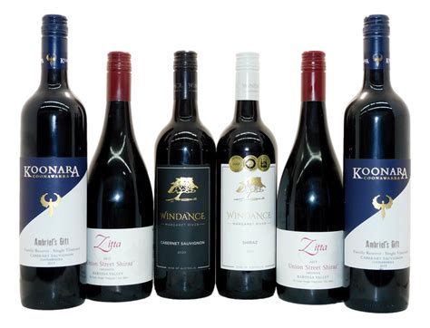 Pack of Assorted Red Wine (6x 750mL) Multi Region Auction (0042 ...