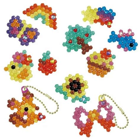 Pin by Zu An on Hexagon | Bead crafts, Aqua beads, Water beads