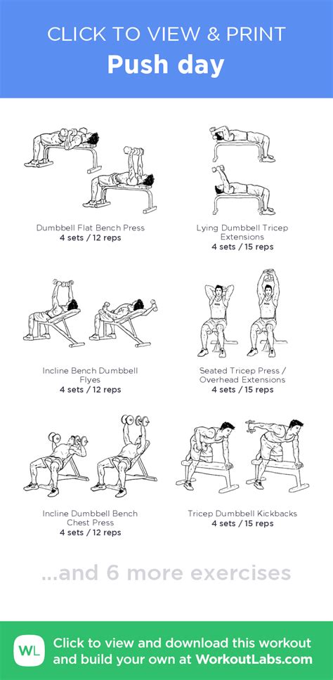 Push Pull Workout Pdf for Push Pull Legs | Fitness and Workout ABS Tutorial