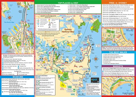 Sydney Ferry Routes Map