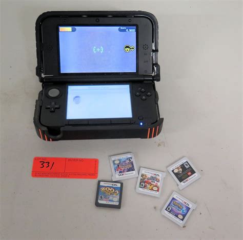 Nintendo 3DS Game Boy w/ 5 Games - Pokémon, Lego, Zoo, etc.