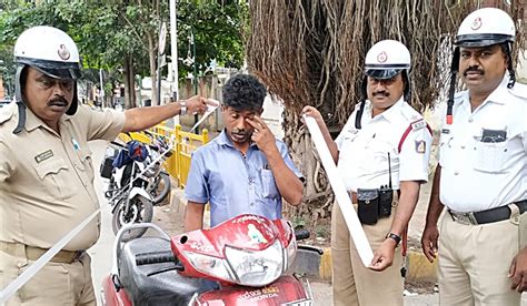 Habitual traffic offender caught in Bengaluru, fined Rs 15,400 for 71 ...